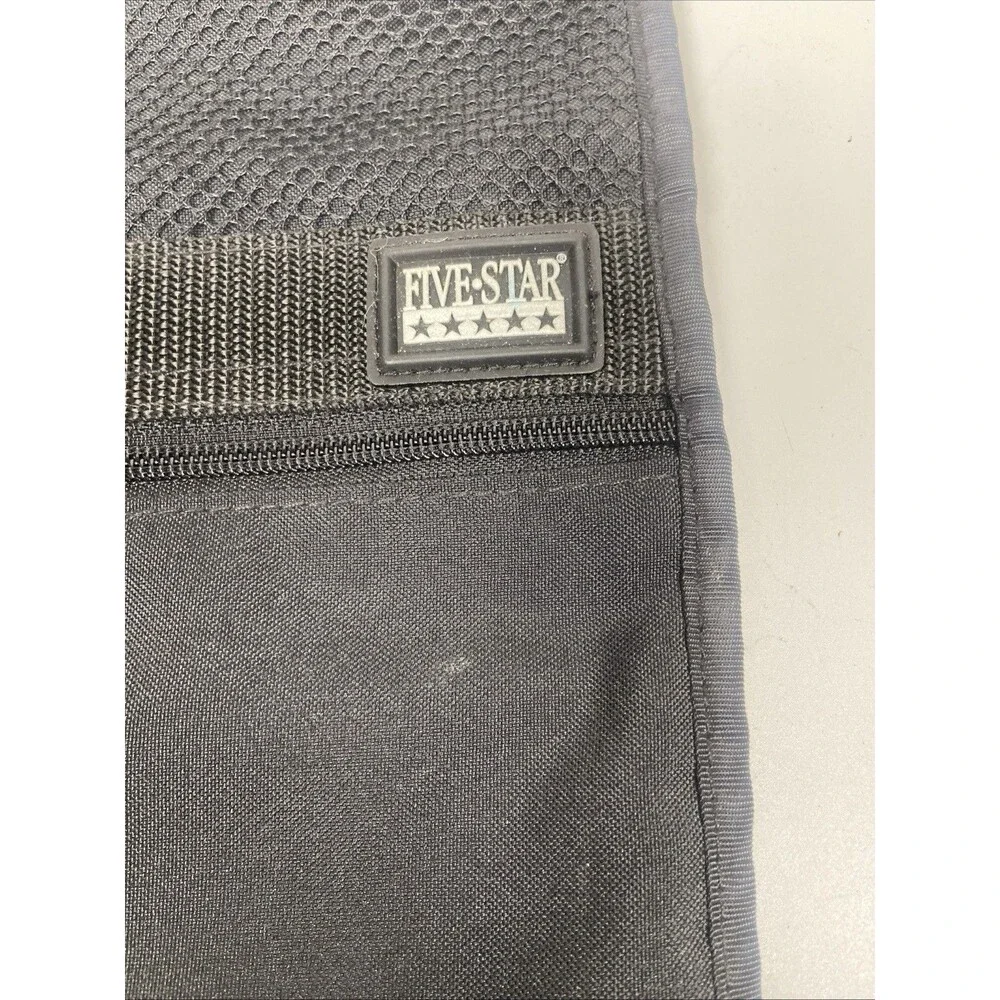 Mead Five Star Two Pocket Zipper Pouch Pencil Case with 3-Ring Binder Holes